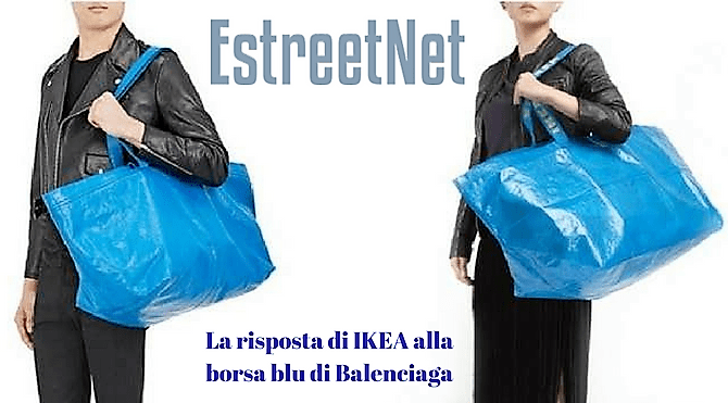 La risposta di IKEA alla borsa blu di Balenciaga